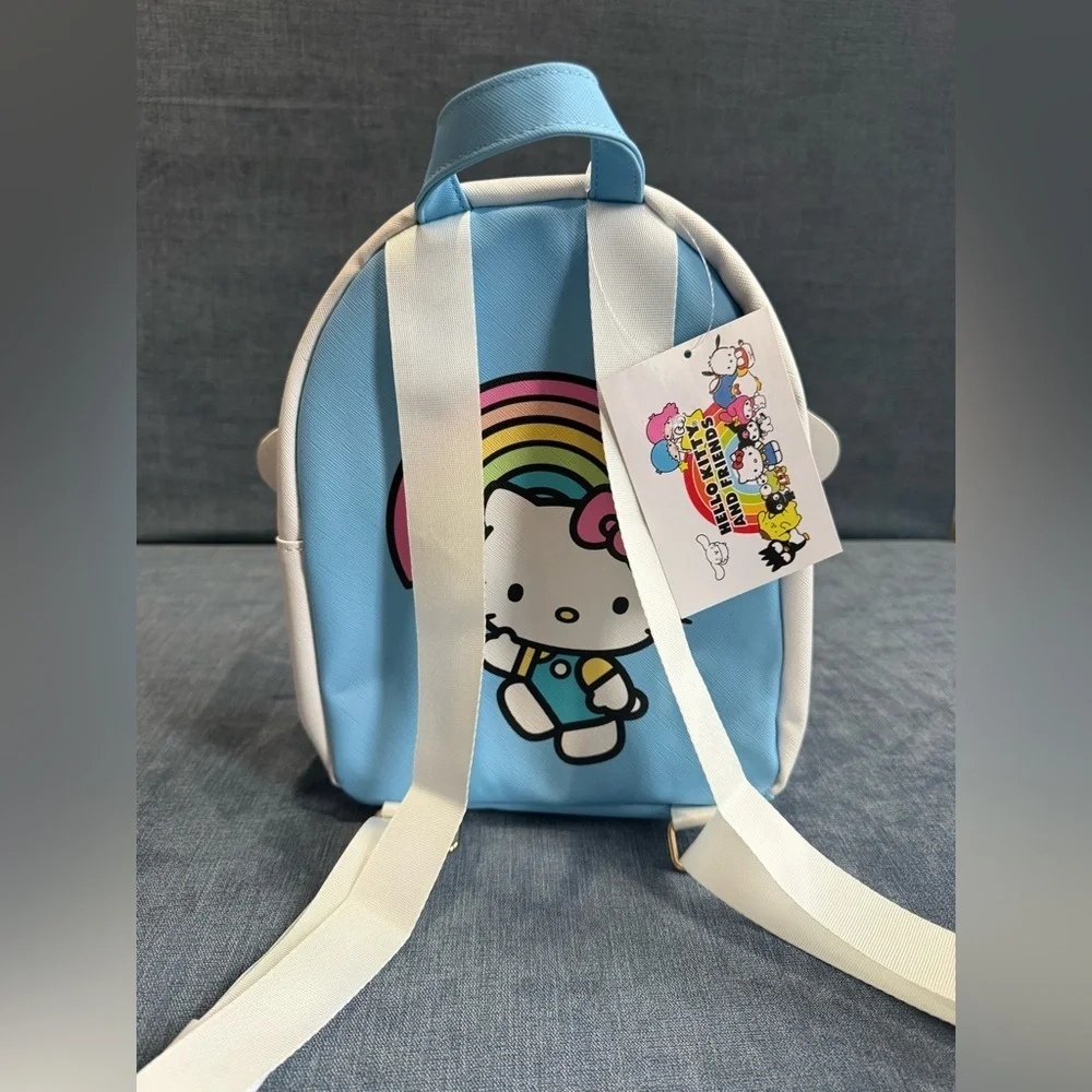 Hello Kitty and Friends Girls Cinnamonroll Women’s 10.5” Mini Backpack Rainbow